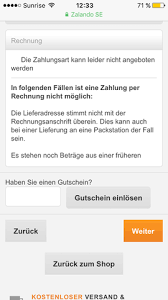 Amazon auf rechnung zahlen geht nicht mehr was tun. Zalandorechnung Rechnung Zalando