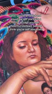 irony or whatever #selfportrait #drawing #arttok