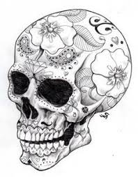 Sugar Skull Coloring Pages Google Search Skull Coloring Pages Sugar Skull Drawing Sugar Skull Tattoos