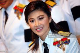 Yingluck Shinawatra Pheu Thai Party Leader And Prime Minister Elect Poses For A Photograph Before Attend Extraordinary Women Military Women Influential Women