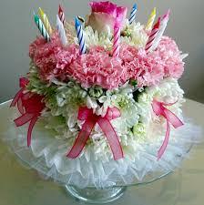 Birthday Cake And Flowers Pictures Birthday Cake Floral Arrangement Birthday Cake Flowers With Pink And White Fresh Flowers Png Happy Birthday Flower Birthday Flowers Bouquet Birthday Flowers