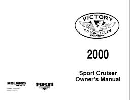 Victory Sport Cruiser 2000 Owner S Manual Has Been Published On Procarmanuals Com Https P Victory Motorcycles Womens Motorcycle Helmets Ducati Monster Custom