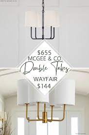 Mcgee Co Go Lightly Chandelier Dupe Kendra Found It Mcgee Co Serena And Lily Lighting Mcgee And Co Lighting