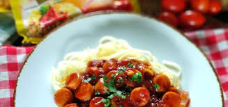 Resep Hidangan Utama Spagheti Sosis Barbeque Palmia I Margarin Serbaguna I Temukan Resep Masakan Cemilan