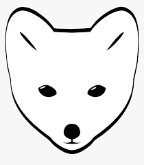 Kawaii fox in winter snow art with snowflakes. Face Clipart Fox Easy To Draw Fox Face Hd Png Download Kindpng