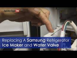 To reduce risk of water damage to your property do not use generic brands of water filters in your samsung refrigerator. How To Replace Samsung Refrigerator Ice Maker And Water Valve Diy Video Youtube