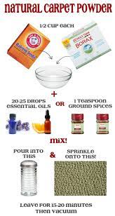 Never douse the carpet in air freshener or (worse) perfume. Make Your Own Deodorizing Carpet Powder One Good Thing By Jillee Diy Cleaning Products Carpet Powder Carpet Freshener