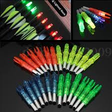 6pcs Hunting Lighted Nock Compound Bow Led Lighted Arrow Nocks Red Green New In Sporting Goods Archery Arrows Parts Hunting Light Arrow Nocks Compound Bow