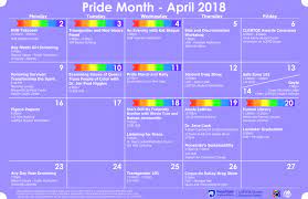 Pride month is considered to be an important holiday, one that details the history of the lgbt community finding acceptance in the world. Pride Month Calendar Of Events For Penn State Pride Month Calendar Pride Months
