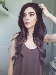 Look at different ways to wear a silver hairstyle below: Black Ombre To Purple Gray Hair Styles Ombre Hair Ombre Hair Color
