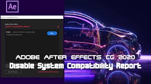100% aman dan bebas dari virus. After Effects Cc 2020 Disable System Compatibility Report Youtube