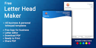 To make a letterhead, use one of our unique letterhead templates or build one from a blank canvas. Letterhead Maker Business Letter Pad Template Logo Google Play De Uygulamalar