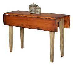Narrow Country Farm Drop Leaf Table Farmhouse And Cottage Drop Leaf Table Leaf Table Primitive Furniture