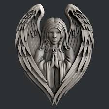 3d Stl Models For Cnc Router Angel Etsy Cnc Router Art Cnc