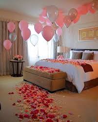 Wedding Night Bedroom Decoration Ideas To Make Your Dream Day Remarkable Valentines Bedroom Valentine Bedroom Decor Birthday Room Decorations