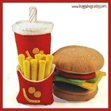 Very Happy Meal Pdf Felt Food Pattern Hamburger Milk By Buggabugs Felt Food Pattern Felt Play Food Food Patterns