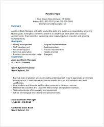 All operational functions fall under their this job is very demanding and many managers take work home. Bank Assistant Manager Resume 1 Manager Resume Job Resume Samples Resume