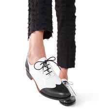 Black And White Wingtip Shoes Womens Mr Evans Black White Leather Womens Wingtip Oxford The Office Of Angela Scott Leather Shoes Woman Oxfords Womens Wingtip Oxfords Black Oxford Shoes
