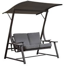 Buy products such as costway 3 seats patio canopy steel frame swing glider hammock cushioned backyard green at walmart and save. Marquette Glider Porch Swing With Stand Porch Swing With Stand Porch Swing Wicker Porch Swing