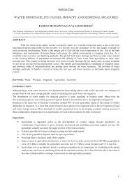 We did not find results for: Pdf Water Shortage Its Causes Impacts And Remedial Measures