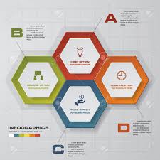 4 Steps Chart Layout For Sample Text Data Design Clean Template Graphic