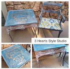 Find the perfect distressed furniture stock illustrations from getty images. Diy Furniture Gold Blue And White Distressed Side Table Custom Painted Furniture Denver And Diy Loop Leading Diy Craft Inspiration Magazine Database