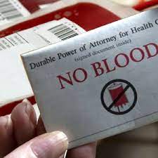 The template provides spaces for contact information, illnesses, medication, blood type and your personal contact information. Watchtower No Blood Card Ajwrb Org