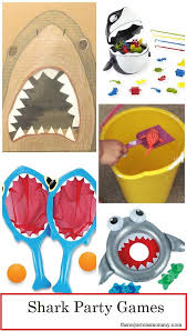 Fun Shark Games For Kids Shark Themed Birthday Party Kids Party Games Shark Games For Kids