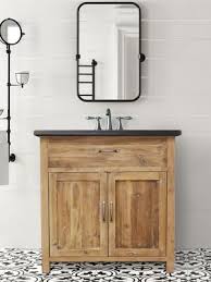 The stunning bathroom vanity in washed walnut look which is so mesmerizing to give your bathroom a superb natural touch. Farmhouse Style Bathroom Vanity Best Home Style Inspiration