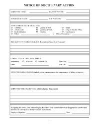 Employee Write Up Template 1 Evaluation Employee Employee Evaluation Form Action Plan Template