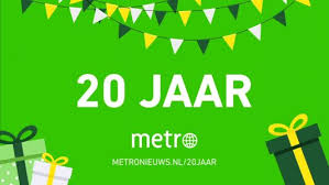 Persbericht Gratis Dagblad Metro Viert 20ste Verjaardag