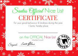 Article by super busy mum. Christmas Nice List Certificate Free Printable Super Busy Mum