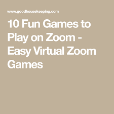 10 Fun Games To Play On Zoom That Will Amp Up Your Next Virtual Party In 2020 Virtual Games For Kids Games To Play Fun Online Games