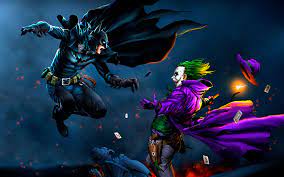 Which is the best batman arkham city wallpaper? Batman Joker Art 4k 2880x1800 Wallpaper Teahub Io
