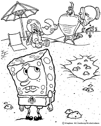 Dibujo Colorear Bob Esponja