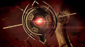 In the distance, burnt debris circles a black hole's accretion disc: Mass Effect 2 Omega 4 Relay Scene No Upgrades In 1080p Youtube