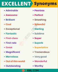 Another word for and in an essay. Another Word For Excellent List Of 200 Synonyms For Excellent 7esl Essay Writing Skills Writing Words Learn English Words