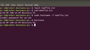Hostname Command In Linux With Examples Geeksforgeeks
