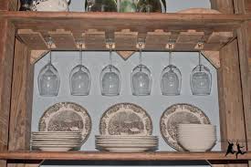 Two heavy duty ring hangers on the back allow for sturdy hanging. 25 Diy Wine Glass Rack How To Make A Wine Glass Rack