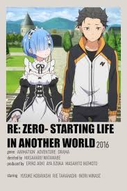 Re Zero Starting Life In Another World By Yasemin Bali Anime Films Anime Printables Anime Decor