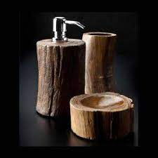 Cipi Set Accessori Bagno Da Appoggio In Legno Dalem Accessori Per Bagno Bagno Bagno Legno