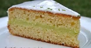Gateau Citron Fourre Au Green Lemon Curd