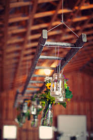 Five Ways To Use A Vintage Loft Ladder Hanging Ladder Upcycle Ladder Ladder Wedding
