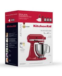 From desserts to appetizers and main dishes, the artisan will open up a world of tasty possibilities, and in a vivid range of more than 30 color choices, it's a great way to bring a fun pop of color into your kitchen, or to complement your stainless steel accessories or match. Kitchen Aid Kitchen Aid 5 Quart Artisian Stand Mixer With Tilt Head
