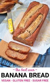 This Banana Bread Recipe Is Dairy Free Vegan Gluten Free And Sugar Free This Super Easy Sugar Free Banana Bread Gluten Free Banana Bread Vegan Banana Bread