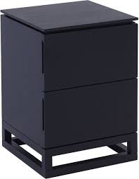 These small cabinets or drawers allow for more storage than the traditional bedside table. Cordoba Modern Small Bedside Table Two Drawers Black Wenge Bedside Tables