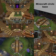 How to make a house in minecraft: Underground Minecraft Circle Base Minecraft Underground Minecraft Circles Minecraft Houses