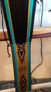 Hopi Belt Weaving Native Design Inkle Loom