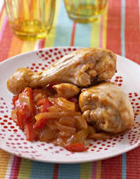 Poulet Basquaise Aux Poivrons Et Tomates Recette Poulet Basque Recettes Internationales Recettes De Cuisine