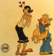 Cartoons From The 1950 S Popeye Olive Oyl Popeye And Olive Popeye The Sailor Man Classic Cartoon Characters